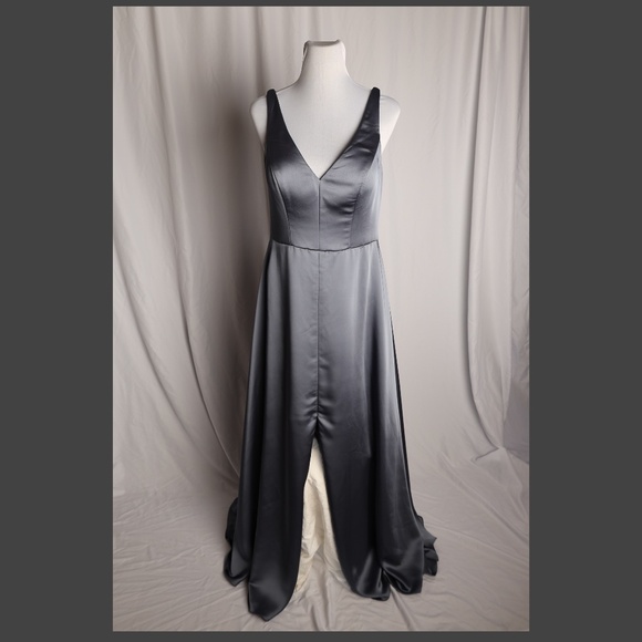 Sorella Vita 9536 Elegant Gown Blue Dress Sz 14 (sz 10-12) - Picture 1 of 16